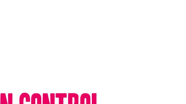 Gun Control animierte Wortwolke auf weißem Hintergrund. - Filmmaterial, Video