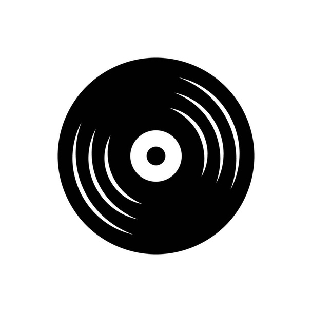 CD, DVD icon in trendy line style. Compact disc sign. Record, music symbol. - Vector, Image
