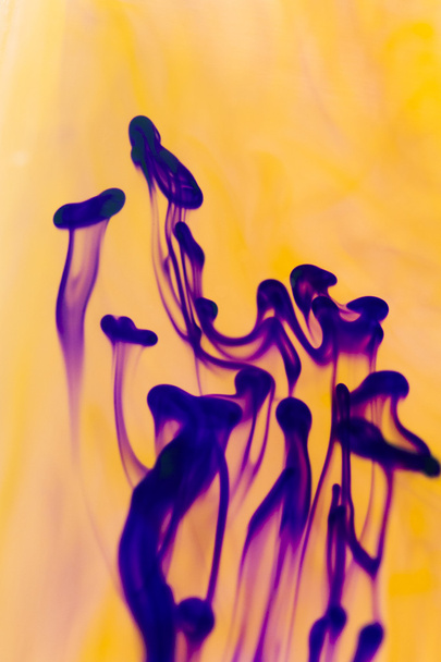 Purple ink shapes - Zdjęcie, obraz