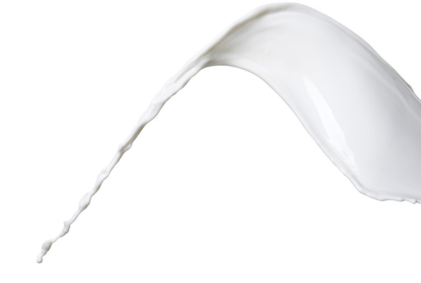 bílé mléko izolovaných na bílém pozadí - Fotografie, Obrázek