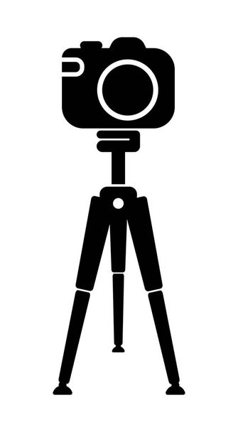 цифрова камера на тринозі
 - Вектор, зображення