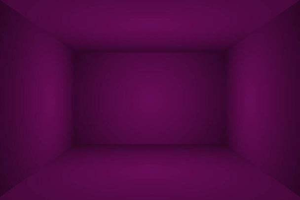 Studio Koncepcja tła - abstrakcyjne puste światło gradientowy fioletowy pokój tło dla produktu. Plain Studio tło. - Zdjęcie, obraz