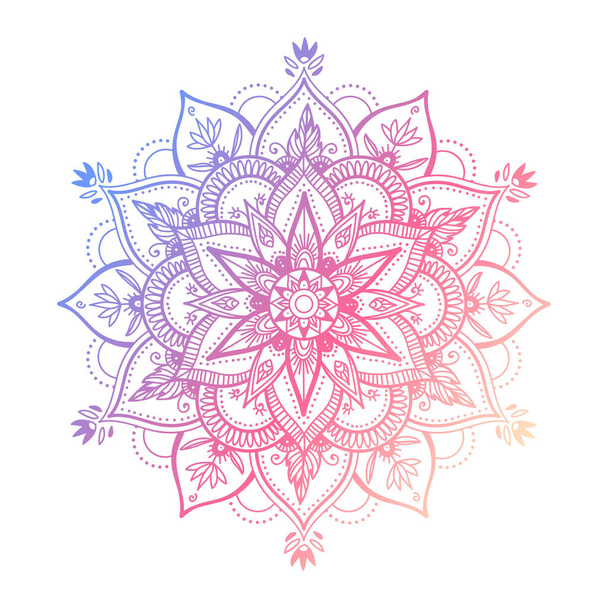 Color vector mandala illustration - Vecteur, image