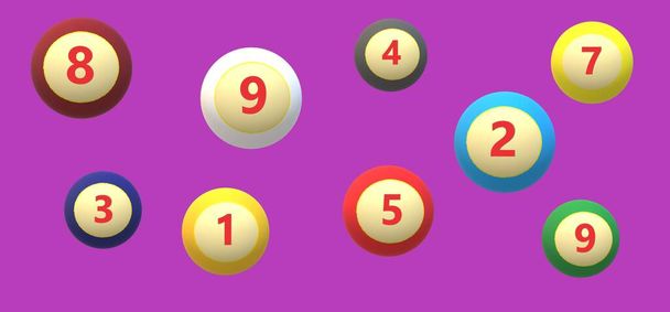 numéros de loto billard snooker loterie
 - Photo, image