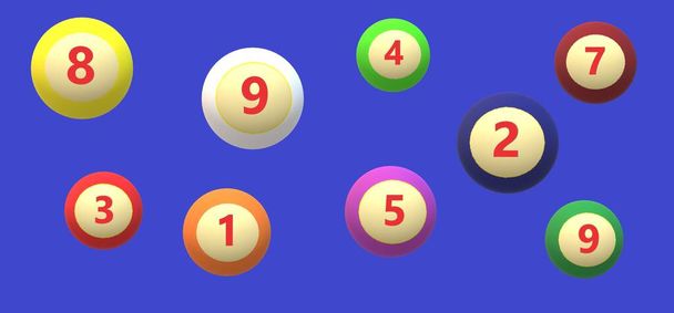 номери лотерейного басейну більярдний лотерейний снукер
 - Фото, зображення