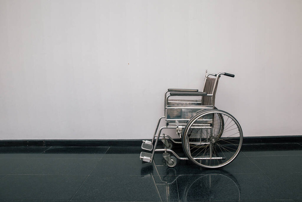 wheelchair in the hospital - Photo, image