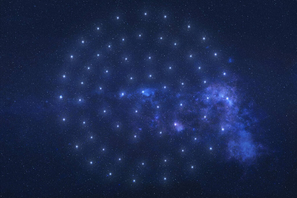 Αστέρια Αστερισμός στο διάστημα. - Φωτογραφία, εικόνα