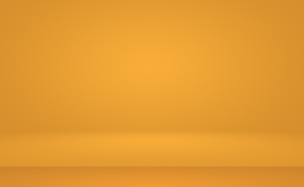 Abstract Luxury Gold yellow gradient studio wall, well use as background,layout,banner and product presentation. - Foto, Bild