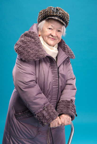 Retrato de mulher idosa sorridente
 - Foto, Imagem