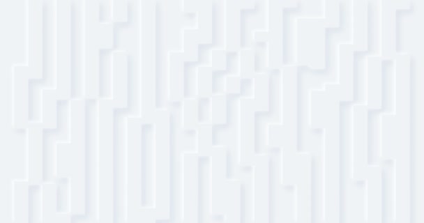4k bianco perla sfondo geometrico universale per la presentazione aziendale. Astratto elegante modello verticale senza cuciture loop. Minimale pulito vuoto strisce BG. Luce casuale in movimento immagine pixel art moda
 - Filmati, video