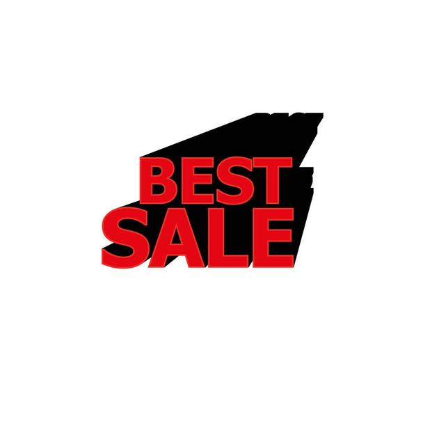 red SALE 3D vector text - Vector, Image