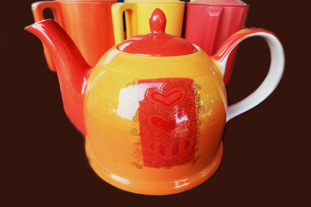 Ceramic teapot - Photo, Image