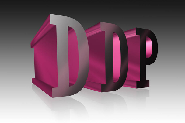 DDP-kirjoitus - 3D-kuvitus
 - Valokuva, kuva