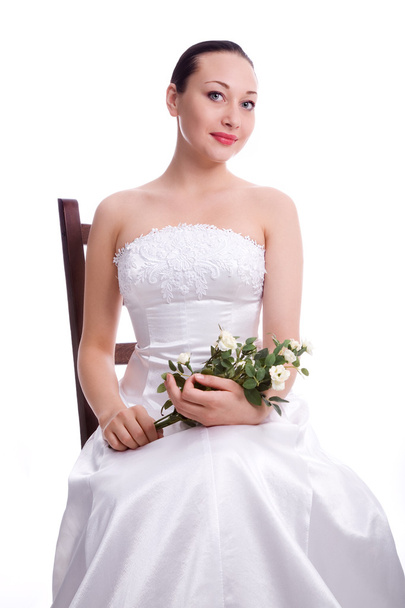 Bride with rose - Fotografie, Obrázek