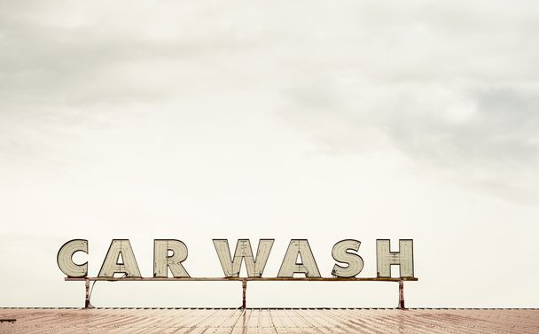 Ретро автомобільний пральний знак
 - Фото, зображення