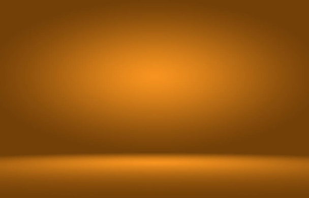 Πορτοκαλί φόντο φωτογραφικό στούντιο κάθετη με μαλακό βινιέτα. Μαλακή κλίση φόντου. Βαμμένο φόντο στούντιο καμβά. - Φωτογραφία, εικόνα