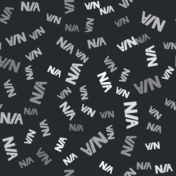 Gris Sans objet icône isolée motif sans couture sur fond noir. Illustration vectorielle
 - Vecteur, image