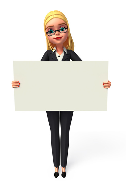 Business woman blank - Foto, Imagem