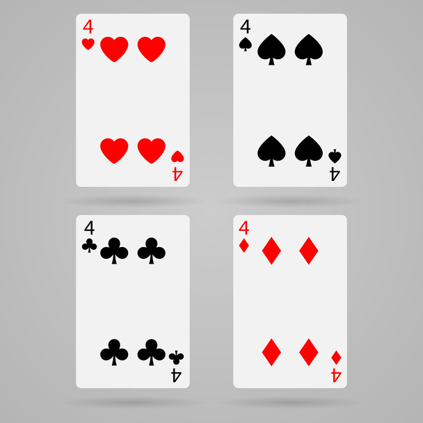Vektori neljä korttia
 - Vektori, kuva