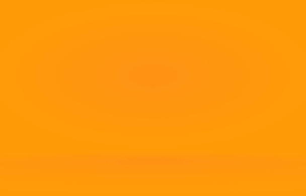 Orange Fotostudio Hintergrund vertikal mit weicher Vignette. Weicher Hintergrund mit Gefälle. Gemalte Leinwand Atelierkulisse. - Foto, Bild