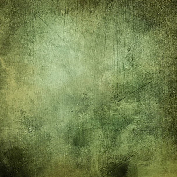 grunge green canvas background or texture - Foto, Imagen