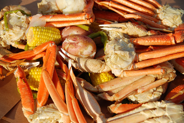 Crab láb piknik - Fotó, kép