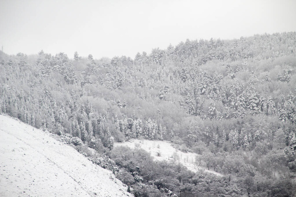 Lumimaisema maaseudulla
 - Valokuva, kuva