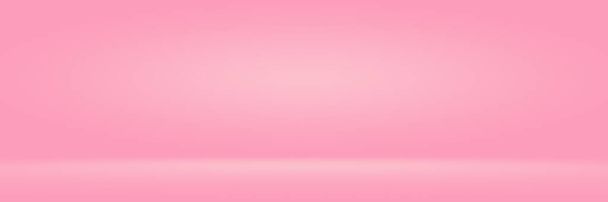 Abstact photographic Pink Gradient studio backdrop Background. - Photo, Image
