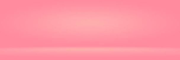 Abstact photographic Pink Gradient studio backdrop Background. - Photo, Image