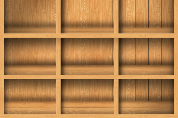 Empty wood shelf - Photo, Image