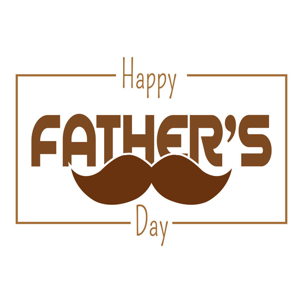 Happy fathers day banner - Vecteur, image