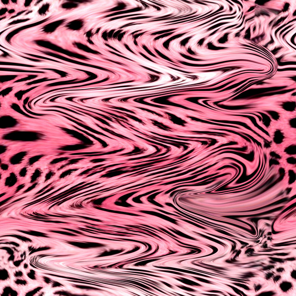  Leopard kůže tisk abstraktní bezešvé vzor desing - Fotografie, Obrázek