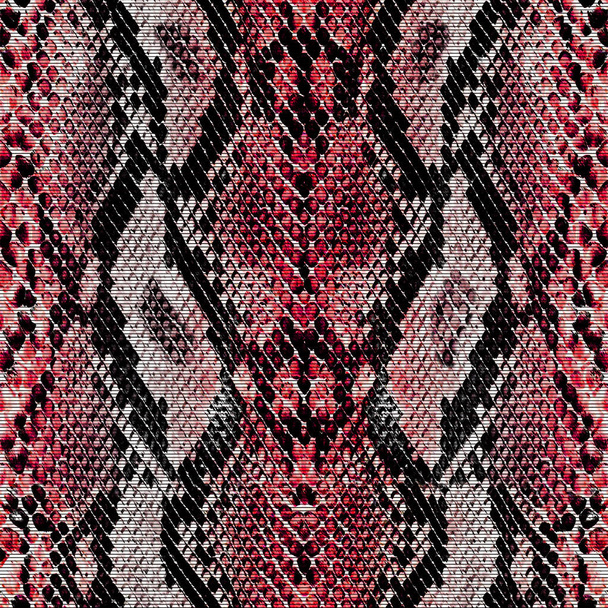 змея кожа с леопардовой бесшовной текстурой узор
 - Фото, изображение