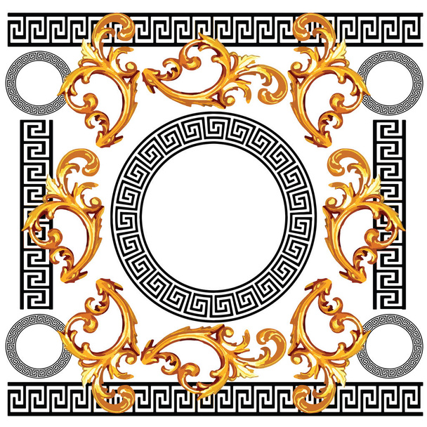 style baroque moderne avec motif design grec
 - Photo, image
