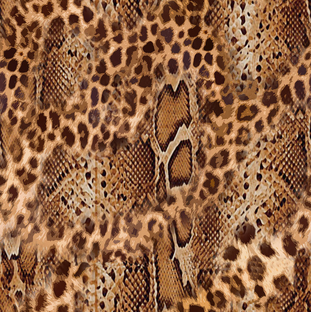 leopárd és kígyó bőr minta tervezés - Fotó, kép