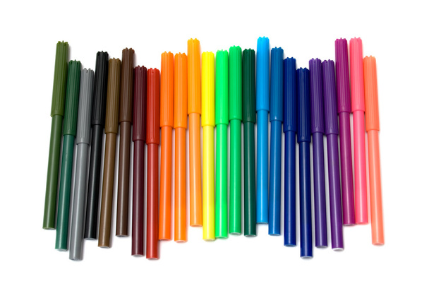 Colored felt tip pens - Photo, Image
