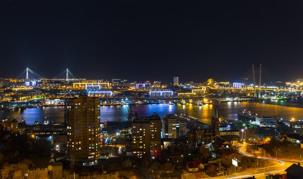 Vladivostok, night view. - Fotografie, Obrázek