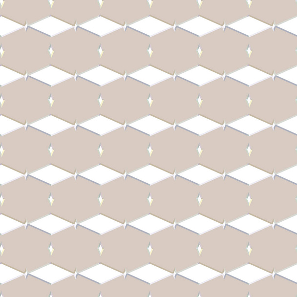 Seamless geometric ornamental pattern. Abstract background. - Vector, Image