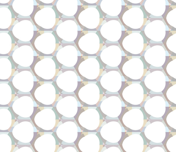 seamless pattern with geometric shapes, vector illustration - Vetor, Imagem
