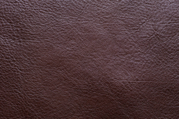 Echte bruine volnerf lederen achtergrond ambachten textuur - Foto, afbeelding