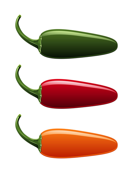 Jalapeno Peppers - Vector, Image