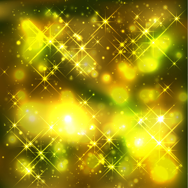 Иллюстрация золотого рождественского фона
 - Вектор,изображение