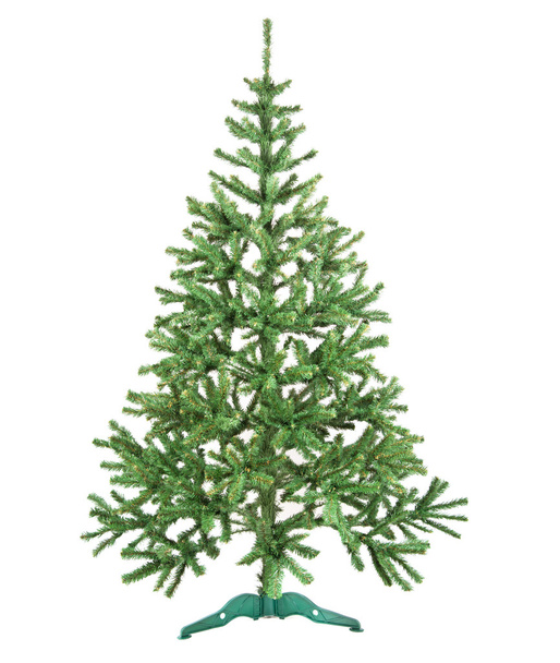 christmas tree isolated on white - Foto, afbeelding