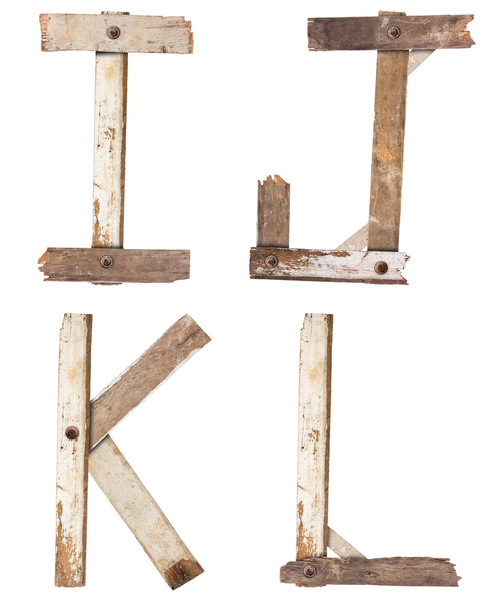 Wooden Alphabet - Foto, afbeelding