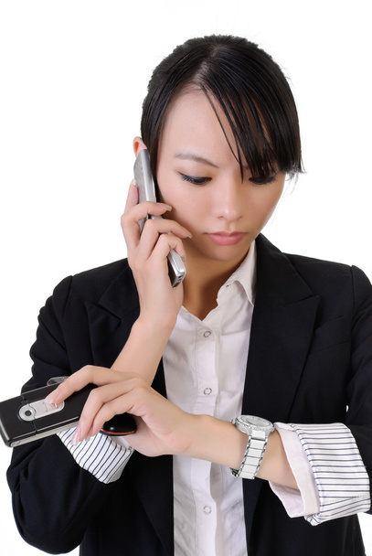 Busy business woman - 写真・画像