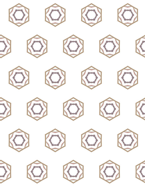 seamless pattern with geometric shapes, vector illustration - Wektor, obraz