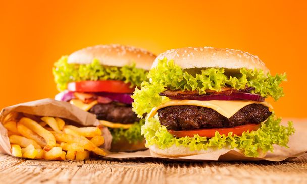 świeże hamburgery - Zdjęcie, obraz