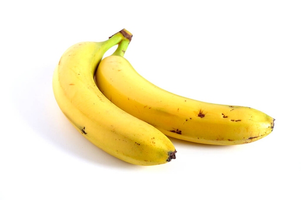 bananas on a white background. Fruit. Suitable for advertising background. - Foto, imagen