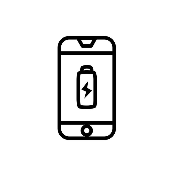Smartphone, Handytechnologie Icon Design Vector Template und Illustration - Vektor, Bild