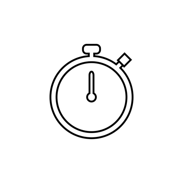 Ρολόι συναγερμού ώρα διάνυσμα πρότυπο σχεδιασμού εικονιδίων και εικονογράφηση - Διάνυσμα, εικόνα